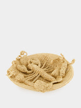 Natalia Brilli Natural Handcrafted Marea Raffia Plate with Lobster