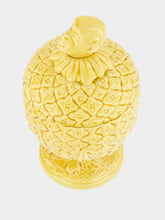 Les Ottomans Yellow Handpainted Monkey Jar