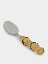 Jean Dubost Natural bamboo dessert spoon