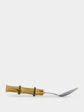 Jean Dubost Natural bamboo dessert spoon