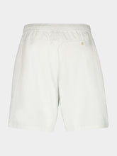 Brunello Cucinelli White Nylon Bermuda Shorts with Logo