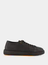 Santoni Black Low-Top Dames Leather Sneakers