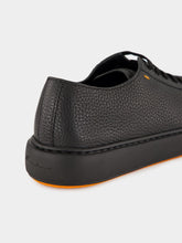 Santoni Black Low-Top Dames Leather Sneakers