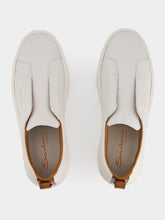 White Leather Slip-On Sneakers | PDP - Fashion Clinic