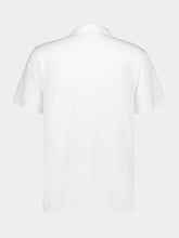 James Perse White Brushed Lotus Cotton Polo