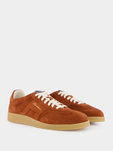 Santoni Brown Suede DBS Oly Sneaker