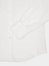 Brunello Cucinelli White Cotton Twill Slim Shirt