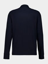 James Perse Deep Blue Clean Finish Cotton Jersey Shirt