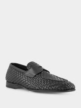 Santoni Gwendal Woven Loafers