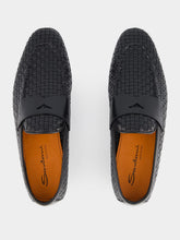 Santoni Gwendal Woven Loafers