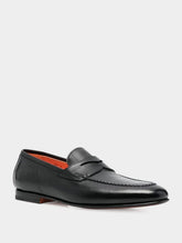 Santoni Leather Loafers