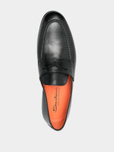 Santoni Leather Loafers