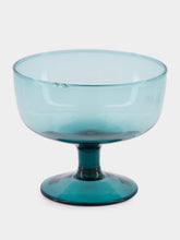 Bitossi Set of 6 Blue and Green Small Cups Mixed Shapes