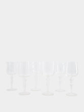 Bitossi Set of 6 Textured Glass Goblet