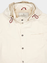 Brunello Cucinelli White Water-Resistant Hooded Vest