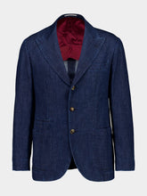 Brunello Cucinelli Medium Denim Deconstructed Blazer