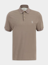 Brunello Cucinelli Brown Cotton Piqué Polo Shirt
