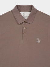 Brunello Cucinelli Brown Cotton Piqué Polo Shirt