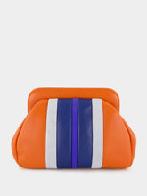 Paula Medine Cinnamon Stick Leather and Suede Clutch