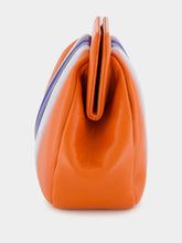 Paula Medine Cinnamon Stick Leather and Suede Clutch