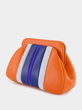 Paula Medine Cinnamon Stick Leather and Suede Clutch