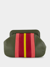 Paula Medine Duffel Bag Leather and Suede Clutch