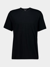 James Perse Black Luxe Lotus Cotton T-Shirt