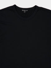James Perse Black Luxe Lotus Cotton T-Shirt