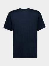 James Perse French Navy Luxe Lotus Cotton T-Shirt