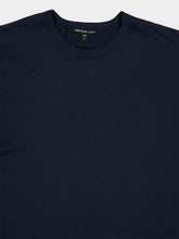 James Perse French Navy Luxe Lotus Cotton T-Shirt