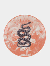 Les Ottomans La Menagerie Ottomane Snake dinner plate