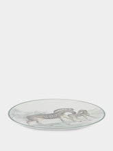 Les Ottomans La Menagerie Ottomane Zebra dinner plate