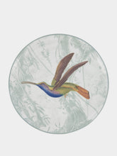 Les Ottomans La Menagerie Ottomane Hummingbird Dinner plate