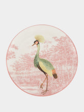 Les Ottomans La Menagerie Ottomane Peacock Dessert Plate