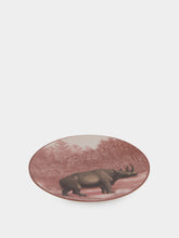 Les Ottomans La Menagerie Ottomane Rhino dessert plate