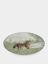 Les Ottomans La Menagerie Ottomane Wolf dinner plate