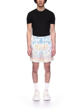 Casablanca Crayon Vase Silk Twill Printed Shorts
