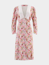 Pink Floral Midi Dress | PDP - Fashion Clinic