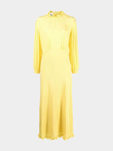Miu Miu Crepe Silk Maxi Dress