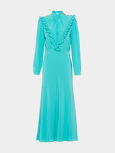 Miu Miu Long Crepe de Chine Dress