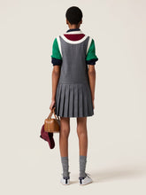 Miu Miu Slate Grey Grisaille Mini Dress