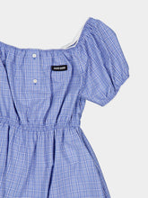 Miu Miu Celeste Blue Cotton Mini Dress