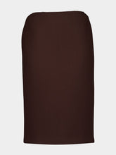 Miu Miu Cocoa Brown Pencil Skirt