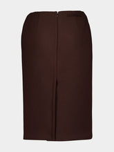 Miu Miu Cocoa Brown Pencil Skirt