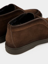 Santoni Brown Suede Detroit Desert Boots
