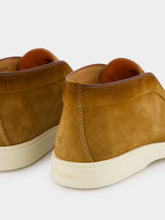 Santoni Light Brown Suede Desert Boot