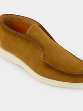 Santoni Light Brown Suede Desert Boot
