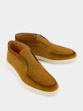 Santoni Light Brown Suede Desert Boot