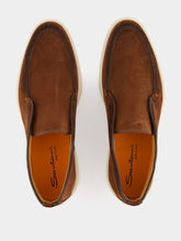 Santoni Brown Desert Calf Boots