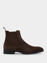 Santoni Brown Suede Chelsea Boots